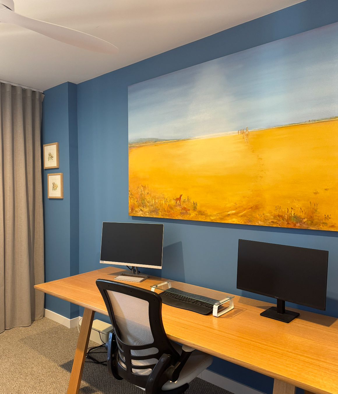 Room after painting — bright, fresh, modern